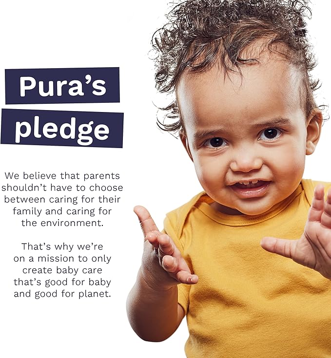 Pura Hypoallergenic Diapers, Size 2 (7-13 lbs) Totally Chlorine Free, Wetness Indicator, Suitable for Sensitive Skin, Soft Organic Cotton Comfort, Overnight, 1 Pack of 29 Baby Diapers