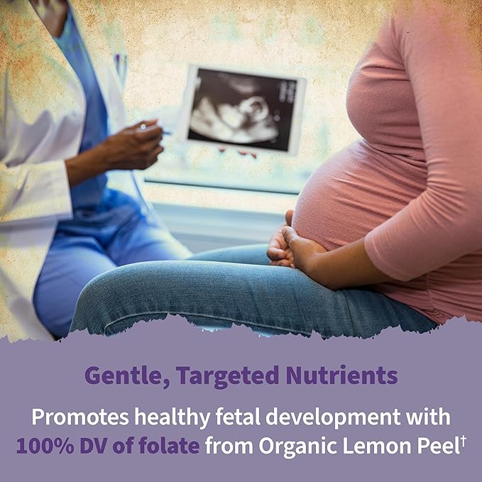 Garden of Life Organics Women’s Prenatal Multivitamin with Vitamin D3, B6, B12, C & Iron, Folate for Energy & Healthy Fetal Development – Organic, Non-GMO, Gluten-Free, Vegan, 90 Day Supply