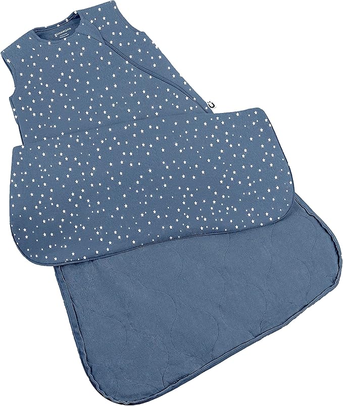 GUNAMUNA günamüna Unisex Baby, Toddler Wearable Blanket, Sleeping Bag Bamboo Rayon, Sleep Sack with Diaper Zipper, 1.0 TOG