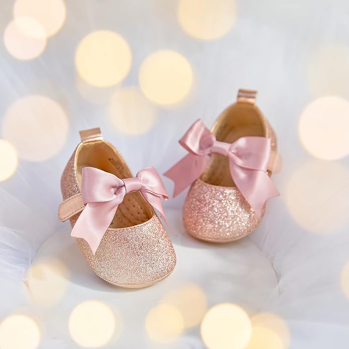Soft Sole Baby Shoes - Infant Baby Walking Shoes Moccasins Rubber Sole Crib Shoes