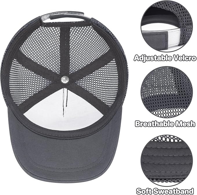 qikqik Baby Baseball Cap Toddler Baseball Hat with Mesh Infant Sun Hat UPF 50+ Baby Ball Cap Toddler Girl Hats Kids Hat Boys
