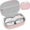 Breast Pumps Carrying Bag Compatible with Most of Wearable Breast Pumps, Hard Shell Wearable Breast Pump Bag with Waterproof Removable Tray, Breast Pump Storage Bag