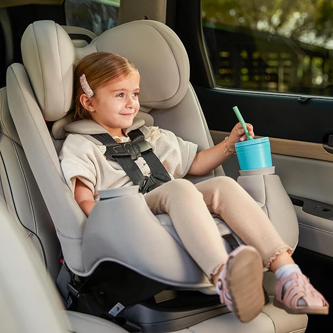 Maxi-COSI Pria All-in-One Convertible Car Seat, Infant to Toddler Car Seat, Easy-Install Harness, Machine-Washable Cover, 5-100 lbs, SeaDrift