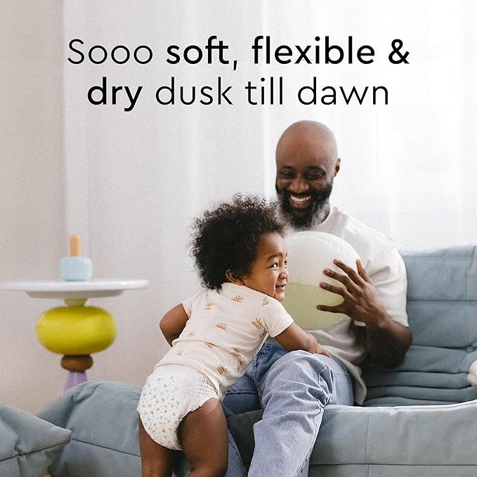 LILLYDOO Diaper Pants Toddlers - Size 7 (33+ lbs), Half-Monthly Supply (51 Count), Skin-Friendly, Ultrasoft, Chlorine-Free, Snug Fit & Absorbent Pull On Diapers