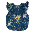 BapronBaby Flutter Boho Floral Bapron - No Neck Tie Safer Bib for Baby & Toddler - Soft Waterproof Stain Resistant - Machine Washable - Sz Preschool 3-5yrs